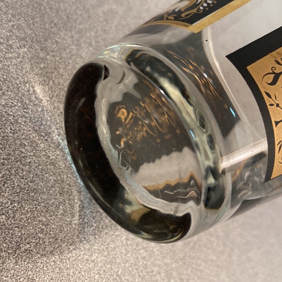 Vintage mcm low ball whiskey glass. O/S - Picture 6 of 7